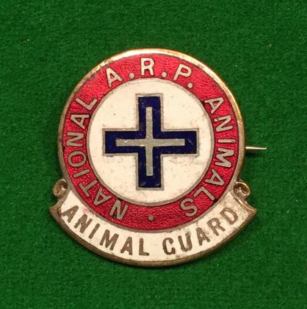 National ARP for Animals lapel badge.