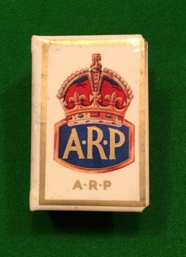 ARP matchbox cover.