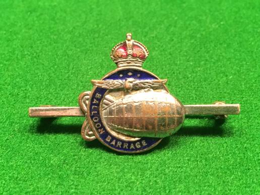 Balloon Barrage Bar Brooch.