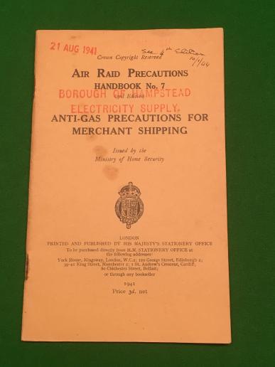 ARP Handbook No.7 Anti-Gas Precautions for Merchant Shipping.