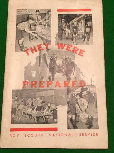 WW2 Boy Scouts National Service Leaflet.