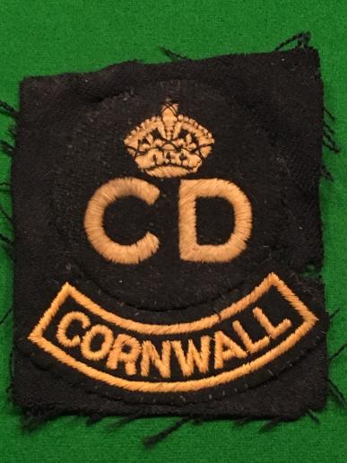 Cornwall Civil Defence Insignia.