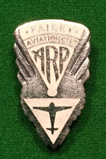 Fairey Aviation ARP Lapel Badge.