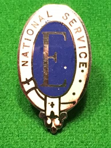 National Service Lapel Badge.