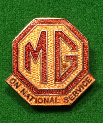 MG Cars National Service Lapel Badge.