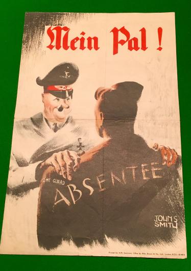 ' Mein Pal ' Home Guard Asentee Poster.