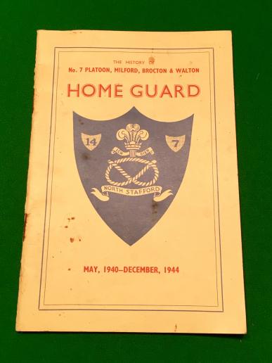 History of 7 Platoon, Milton, Brockton & Walton Home Guard.