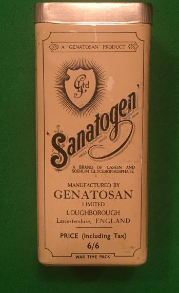 Wartime Sanatogen Tin.