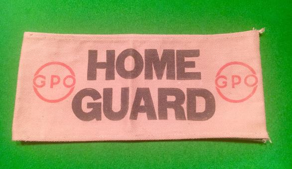 Home Guard Post Office Armband.