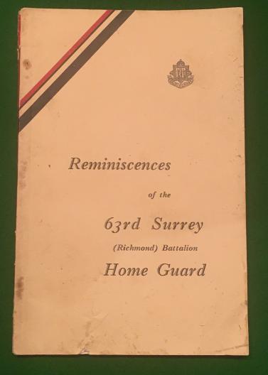 63rd Surrey Richmond Battalion Home Guard History.