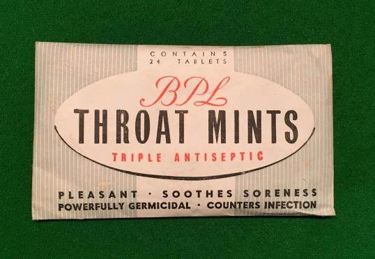 BPL Throat Mints - Wartime Pack.