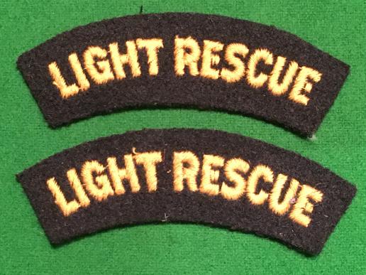 Light Rescue shoulder titles.