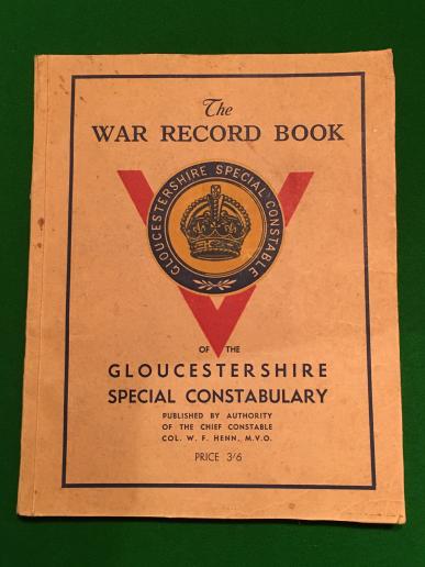 Gloucestershire Special Constabulary - War Record.