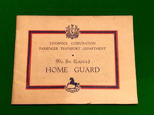 Liverpool Corporation Transport Dept. Home Guard History.