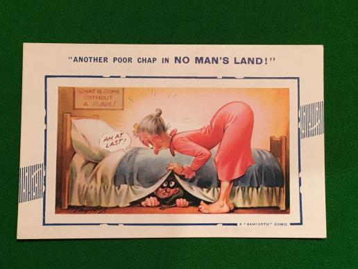 Comic postcard - ' No Man's Land ! '