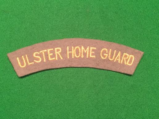 Ulster Home Guard Shoulder title.