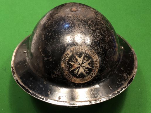 Wartime St John Ambulance Brigade Helmet.