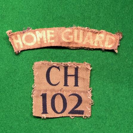 214 ( 102 Cheshire Home Guard ) AA Rocket Battery Insignia.