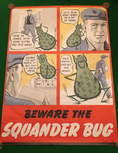 Squander Bug poster.