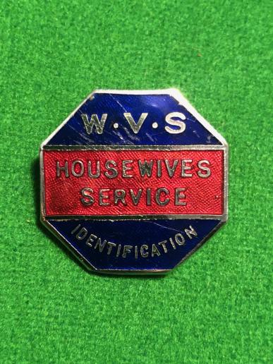 WVS Housewives Sevice lapel badge. 