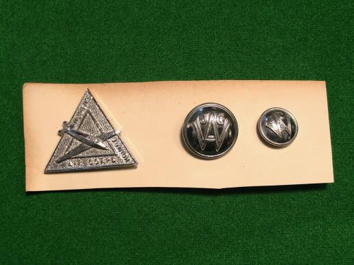 WW2 Women's Junior Air Corps Cap Badge & Buttons.