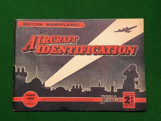 Aircraft Identification manual - British Monoplanes. 