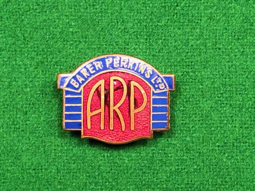 Baker Perkins Ltd., ARP Badge.