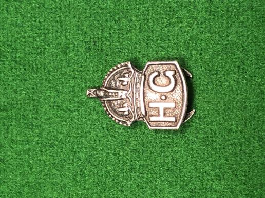 Silver Home Guard Lapel Badge.