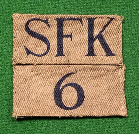 6th Suffolk ( Ipswich ) Home Guard Battalion Titles.