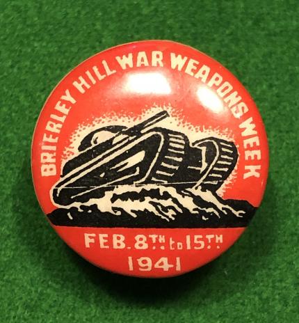 Brierley Hill War Weapons Week badge.