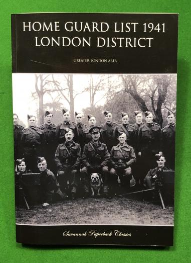 Home Guard List 1941 London District.