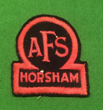 Horsham AFS Breast badge.