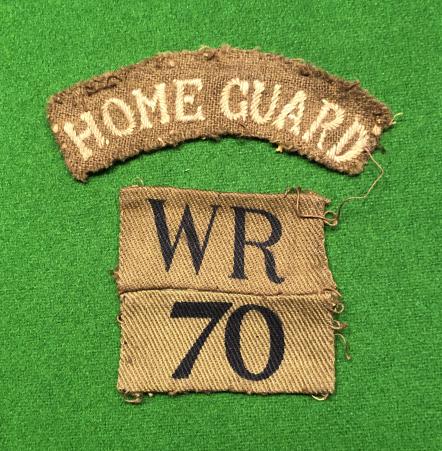 70th West Riding ( Staincross ) Home Guard Battalion Titles.