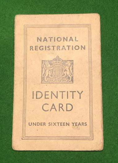 National Registration ID Card Under Sixteen.