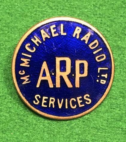 McMichael Radio Ltd., ARP Lapel Badge.