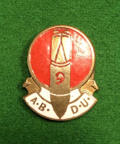 No.9 Auxiliary Bomb Disposal Unit lapel badge.