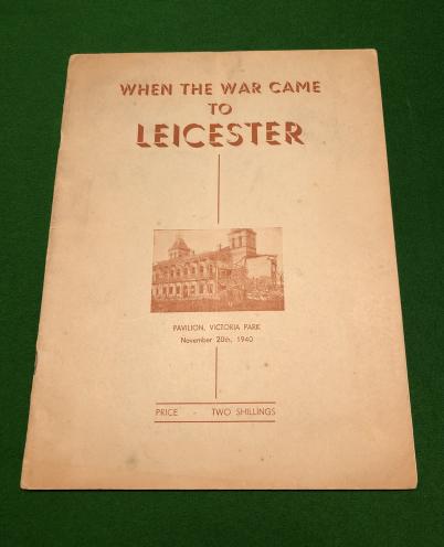 When the War Came to Leicester Booklet.