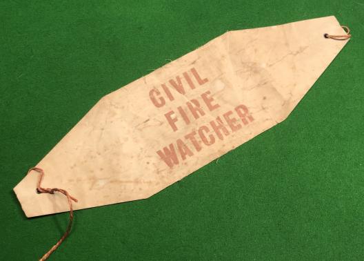 Civil Fire Watcher Armband.