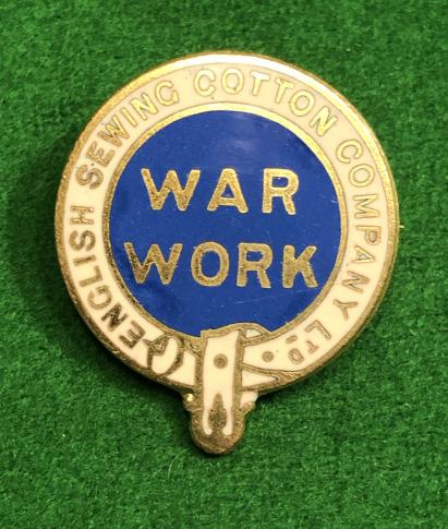 War Work Badge.