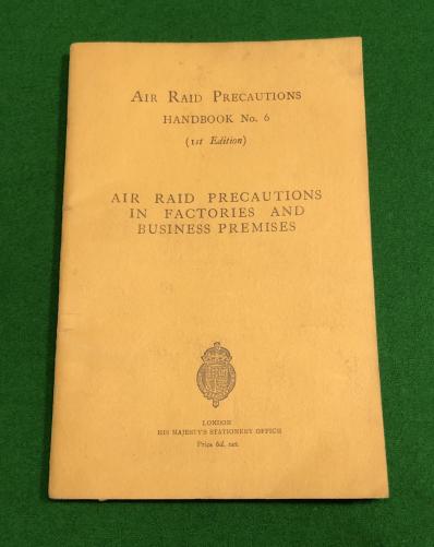 ARP Handbook No.6 ARP in Factories and Businesses.