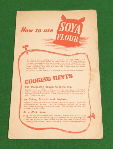 M.O.F. Leaflet ' Soya Flour '.