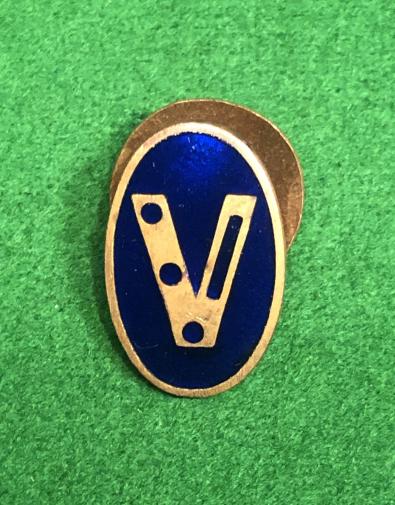 Victory Lapel Badge.