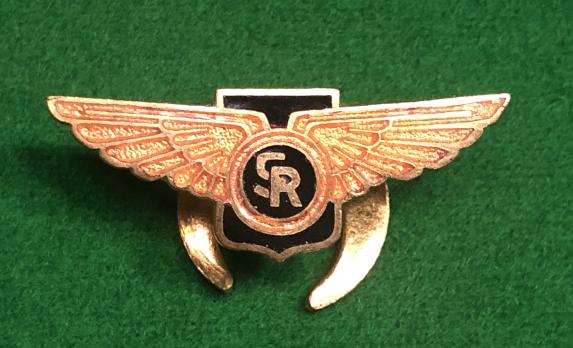 Saunders-Roe National Service Lapel Badge.