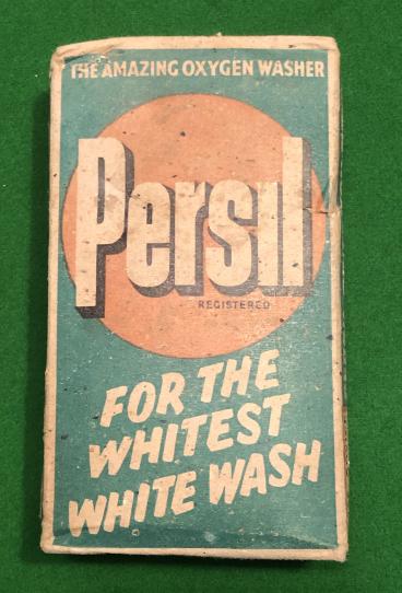 Wartime packet of Persil washing powder .