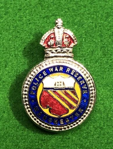 Manchester Police War Reserve lapel badge.