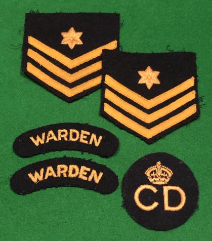 Post Warden (London) /Superintendent's Insignia Grouping.