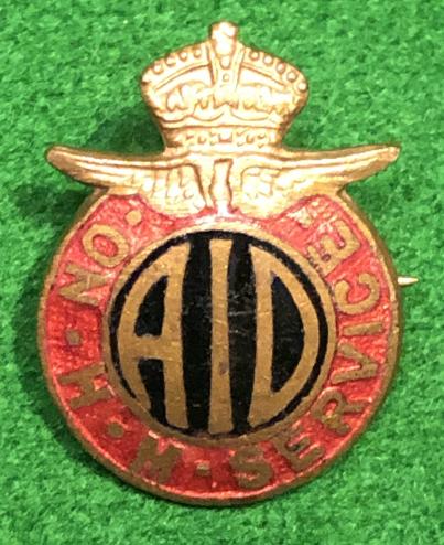 Aeronautical Inspection Directorate Lapel Badge.