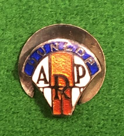 Dunlop ARP lapel badge.