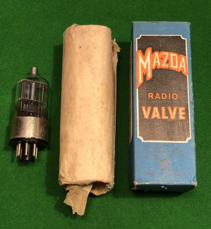 Wartime Boxed Radio Valve.