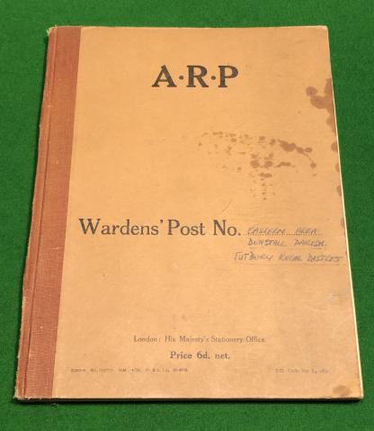 ARP Wardens Post Log.